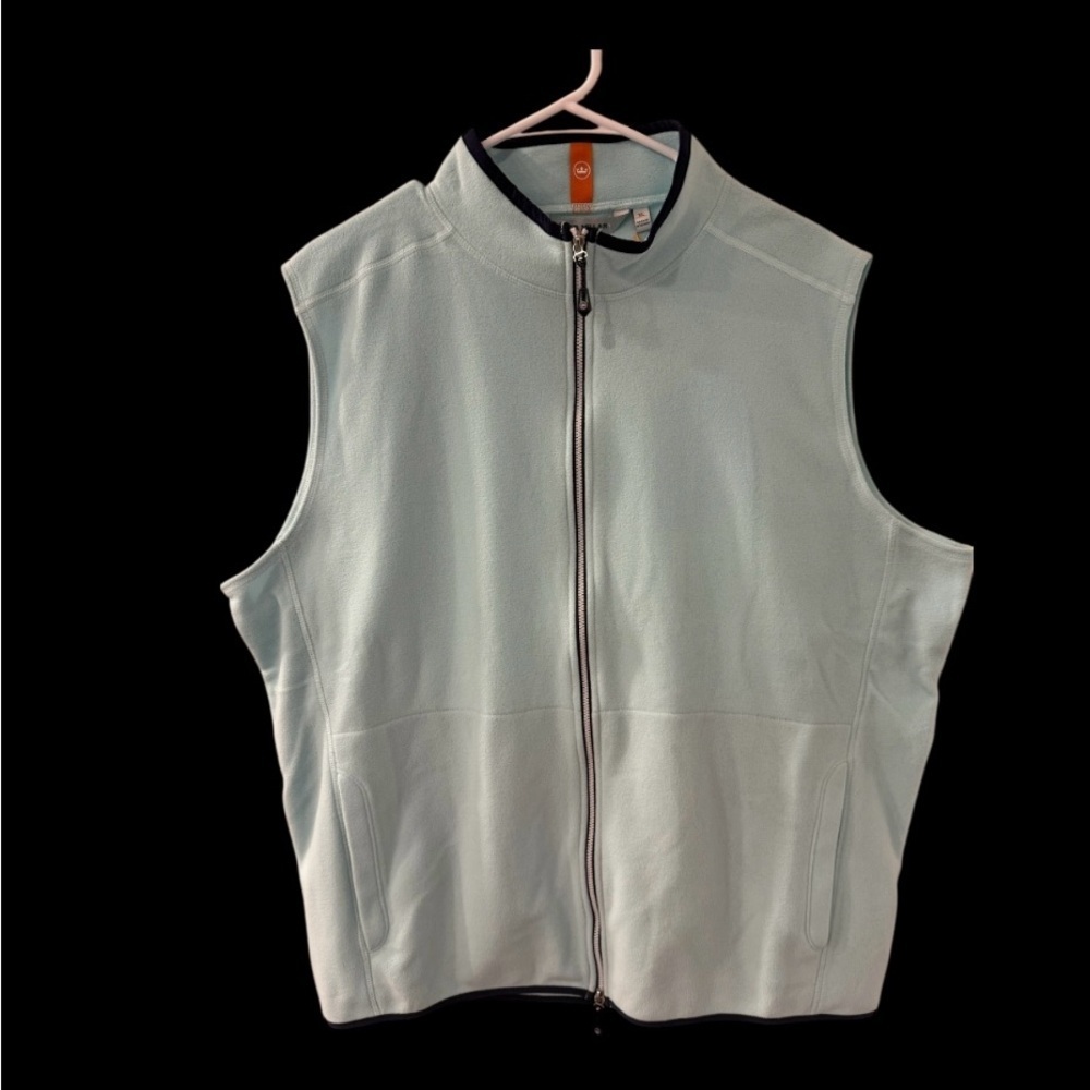 PETER MILLAR Men's Thermal Flow Micro Fleece Vest, Celeste XL NWT